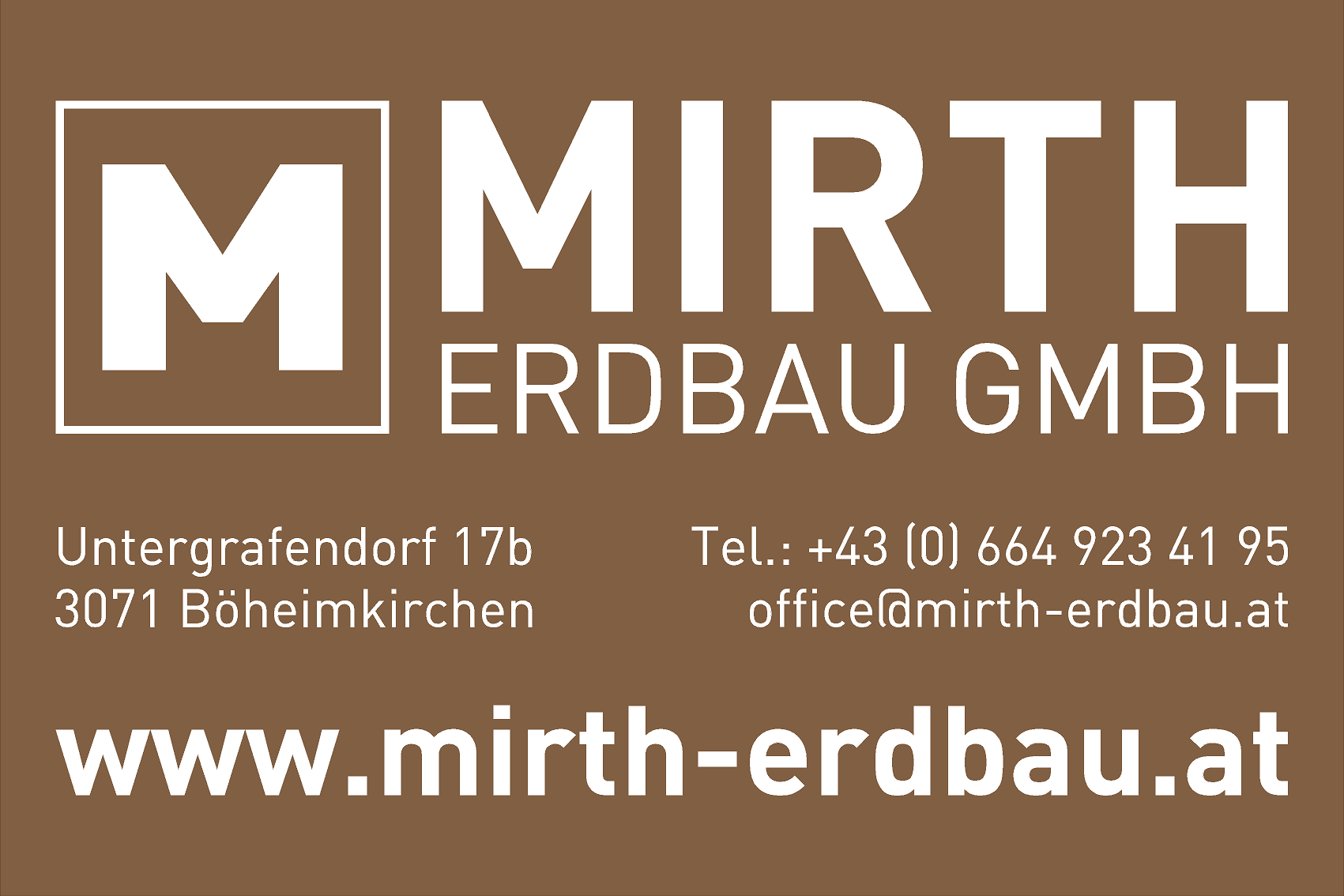 MIRTH EDBAU GMBH Logo / Splash